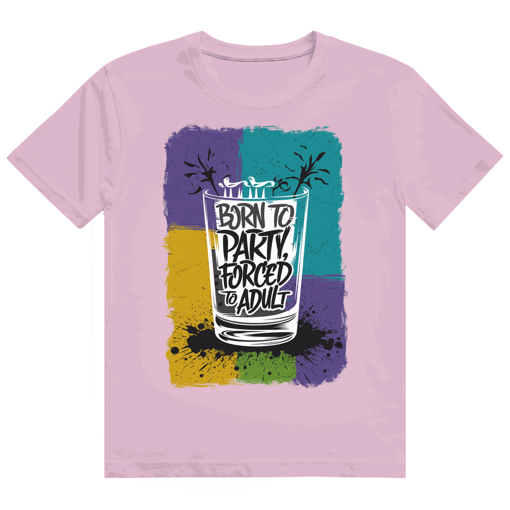 Heavy Cotton T-Shirt Born to Party | Division420®