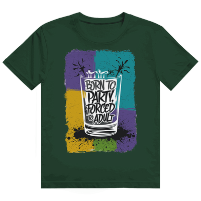 Heavy Cotton T-Shirt Born to Party | Division420®