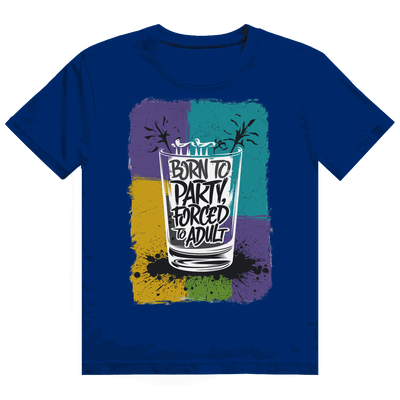 Heavy Cotton T-Shirt Born to Party | Division420®