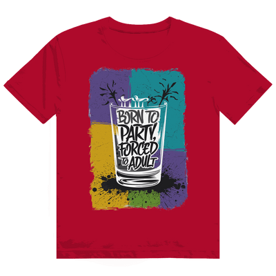 Heavy Cotton T-Shirt Born to Party | Division420®