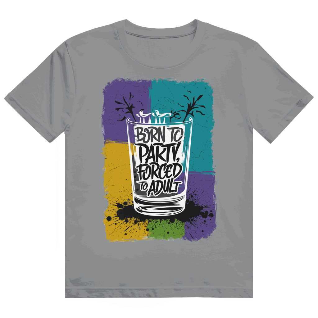 Heavy Cotton T-Shirt Born to Party | Division420®
