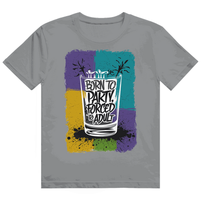 Heavy Cotton T-Shirt Born to Party | Division420®