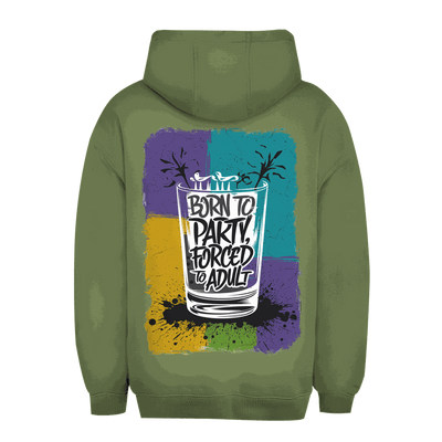 Unisex Oversize Hoodie - Born to Party | Division420®