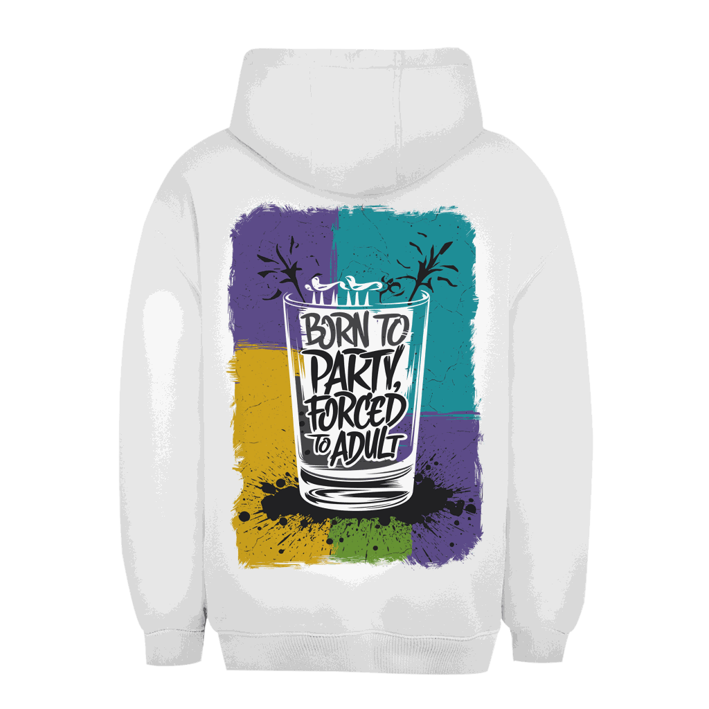 Unisex Oversize Hoodie Größentabelle mit Maßen für urbanen Streetstyle