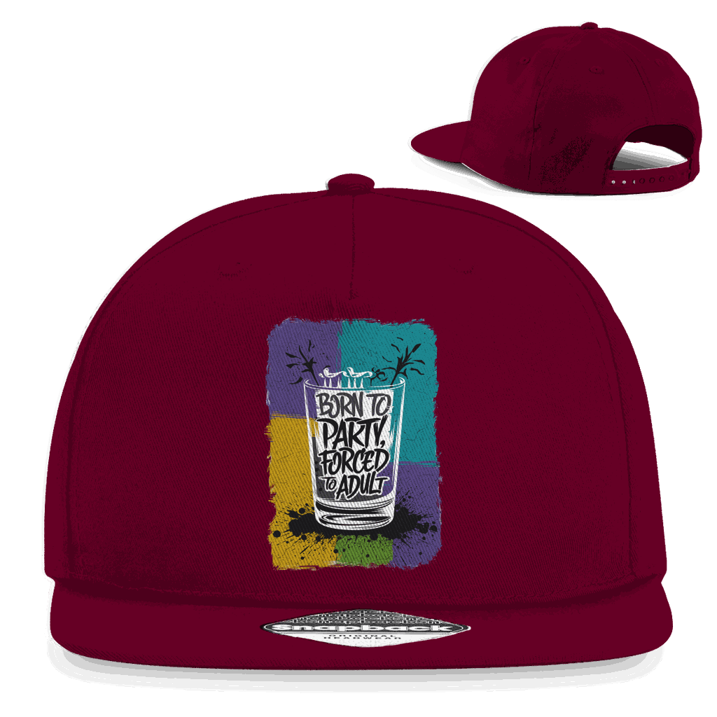 Snapback Rapper Cap - Born to Party | Division420®