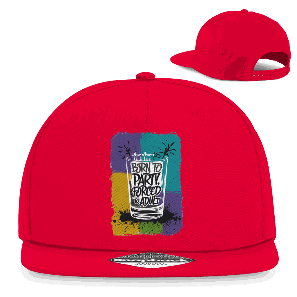 Snapback Rapper Cap - Born to Party | Division420®