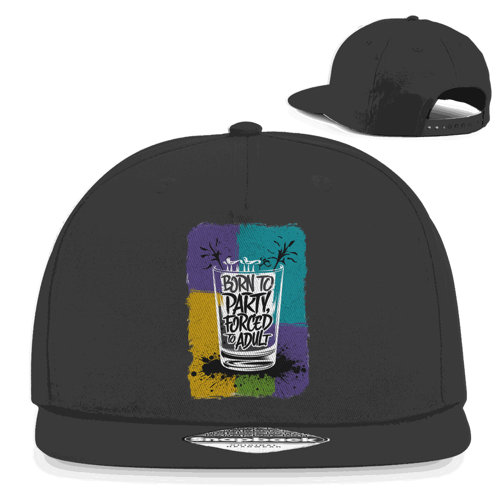 Snapback Rapper Cap - Born to Party | Division420®