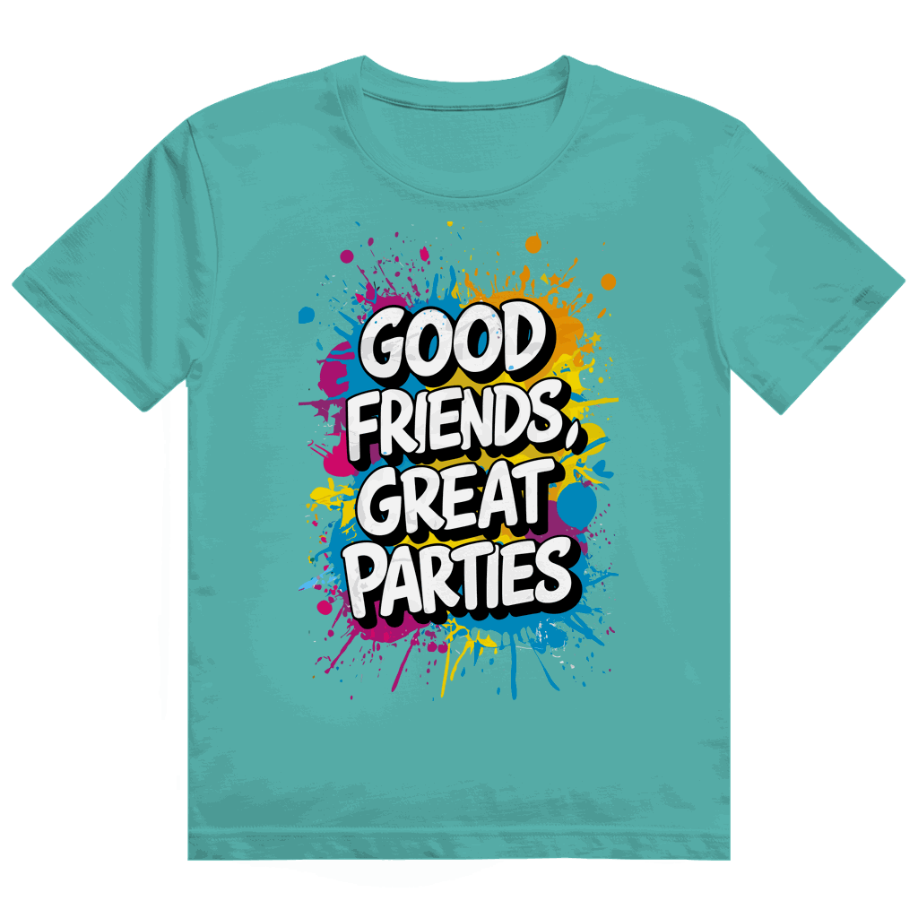 Heavy Cotton T-Shirt - Good Friends, great Parties! | Division420®