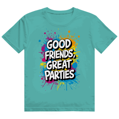 Heavy Cotton T-Shirt - Good Friends, great Parties! | Division420®