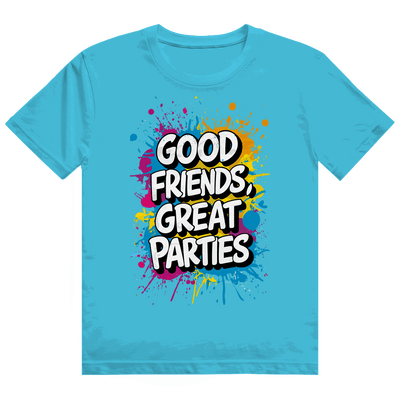 Heavy Cotton T-Shirt - Good Friends, great Parties! | Division420®