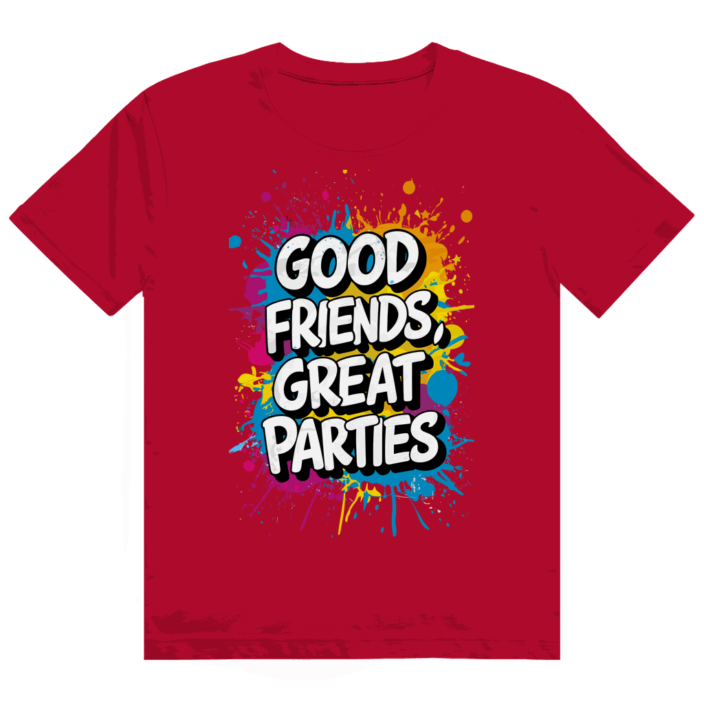 Heavy Cotton T-Shirt - Good Friends, great Parties! | Division420®