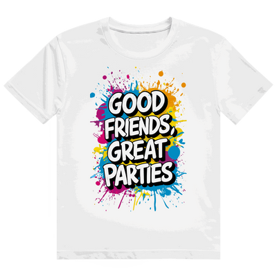 Heavy Cotton T-Shirt - Good Friends, great Parties! | Division420®