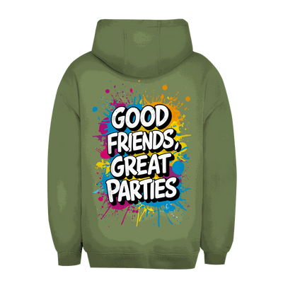 Unisex Oversize Hoodie - Good Friends, great Parties! | Division420®