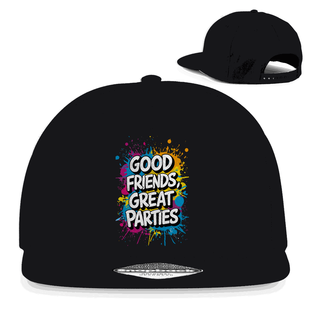 Snapback Rapper Cap - Good Friends, great Parties! | Division420®