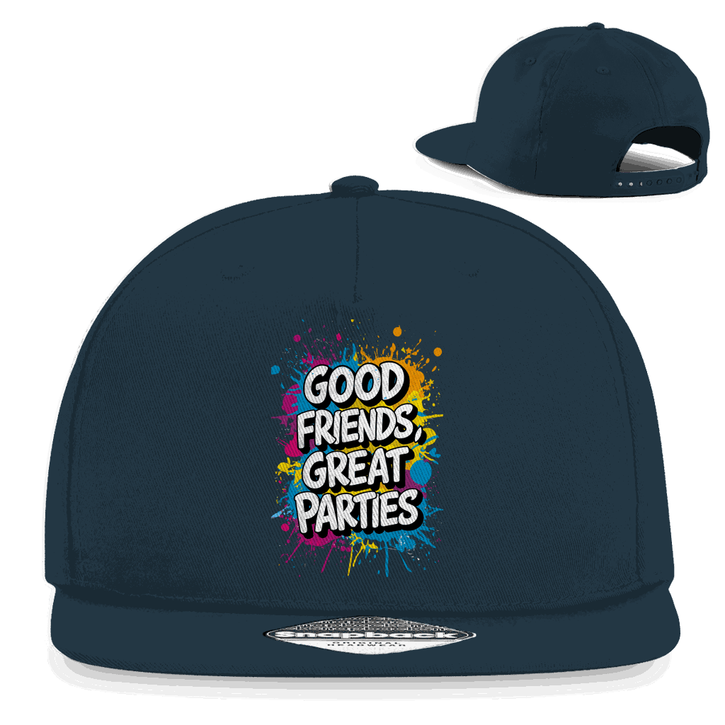Snapback Rapper Cap - Good Friends, great Parties! | Division420®