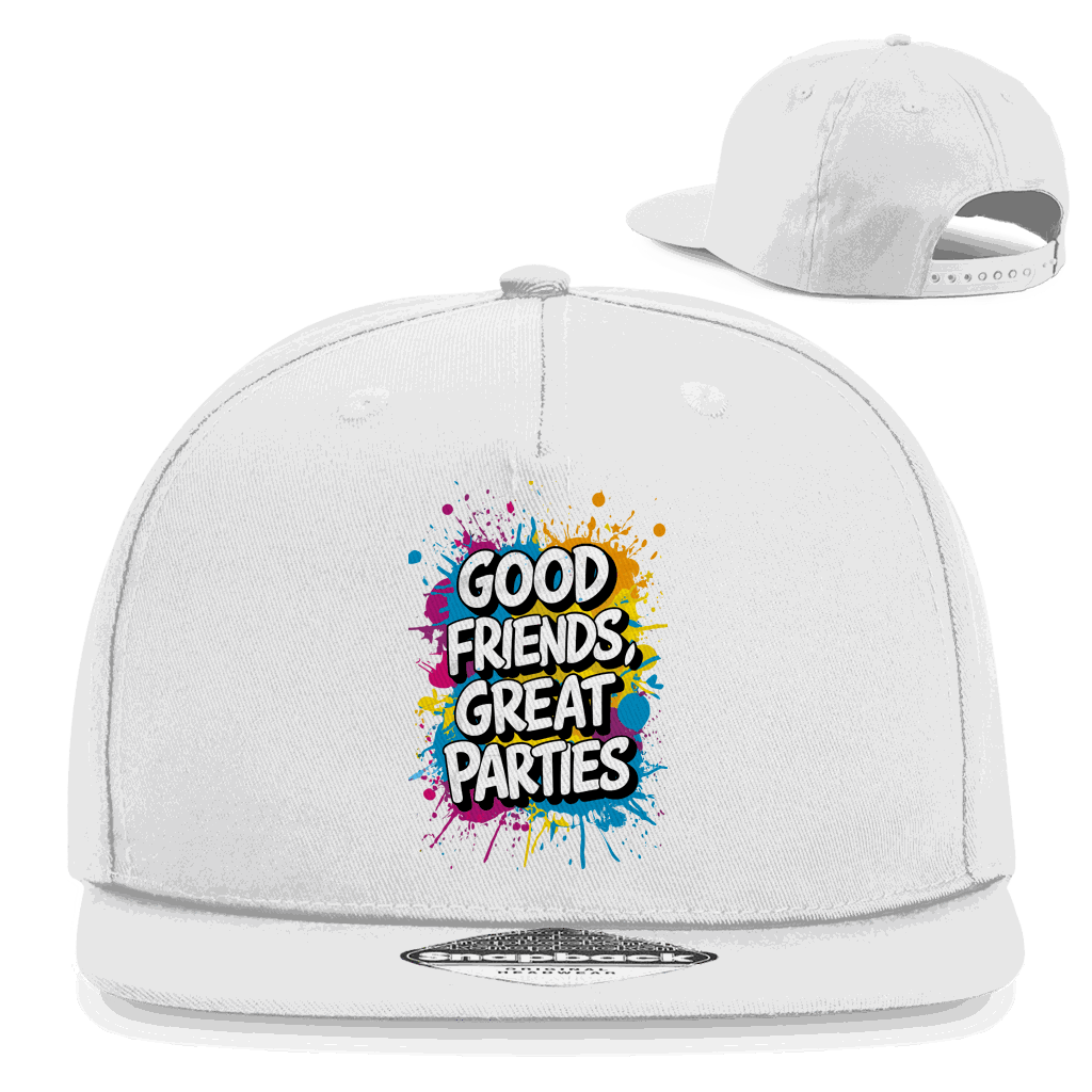 Snapback Rapper Cap - Good Friends, great Parties! | Division420®