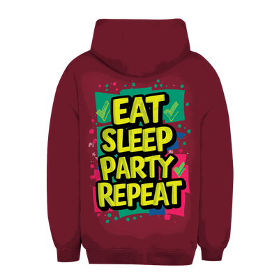 Unisex Oversize Hoodie - Eat Sleep Party Repead | Division420®