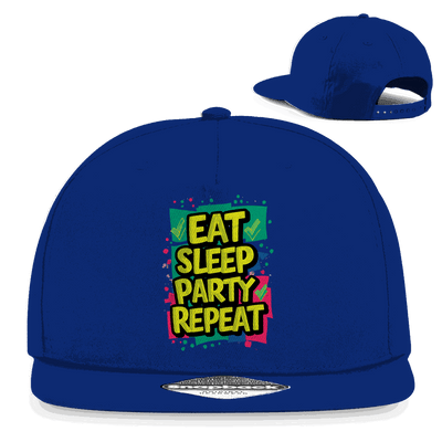 Snapback Rapper Cap - Eat Sleep Party Repead | Division420®