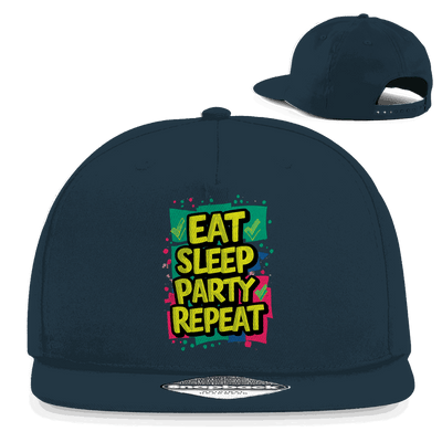 Snapback Rapper Cap - Eat Sleep Party Repead | Division420®