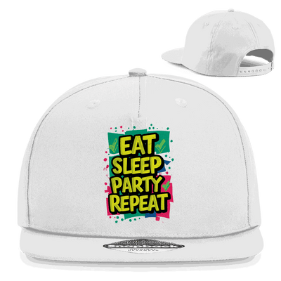Snapback Rapper Cap - Eat Sleep Party Repead | Division420®