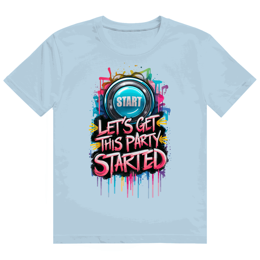 Heavy Cotton T-Shirt - Let's get this Party started | Division420®