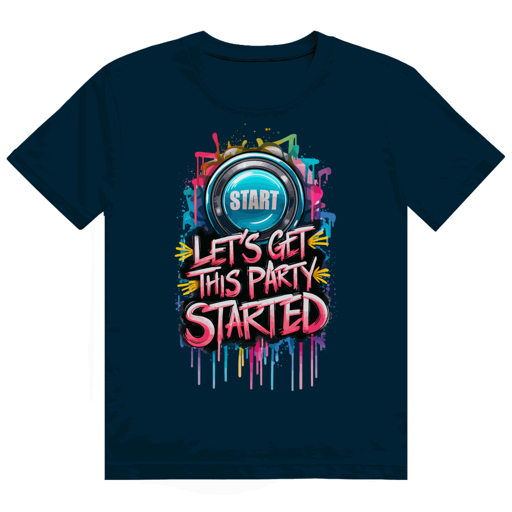 Heavy Cotton T-Shirt - Let's get this Party started | Division420®