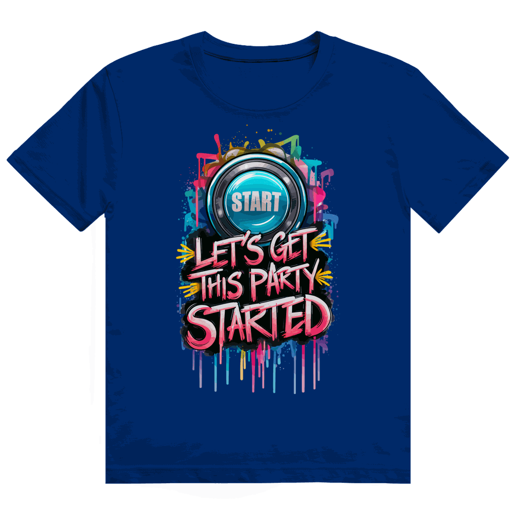 Heavy Cotton T-Shirt - Let's get this Party started | Division420®