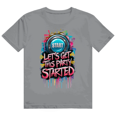 Heavy Cotton T-Shirt - Let's get this Party started | Division420®
