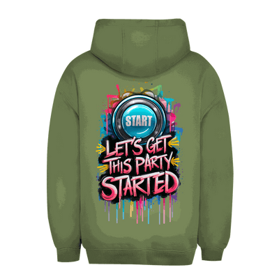 Unisex Oversize Hoodie - Let's get this Party started | Division420®