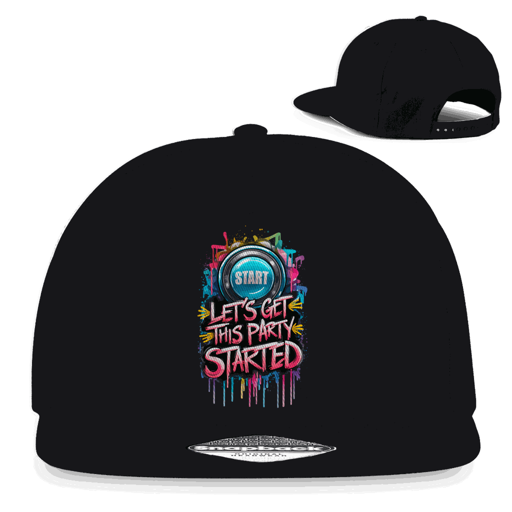 Snapback Rapper Cap - Let's get this Party started | Division420®