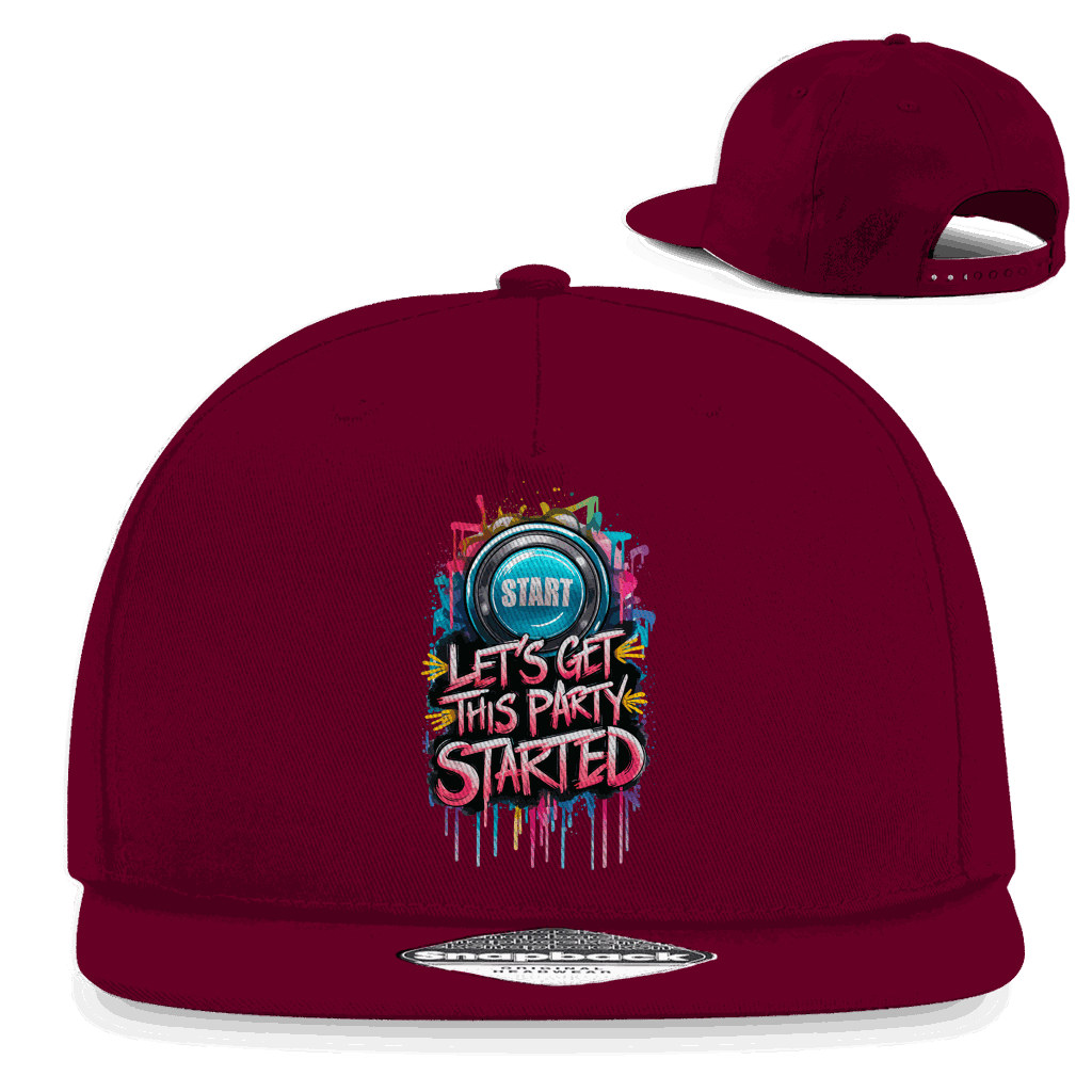 Snapback Rapper Cap - Let's get this Party started | Division420®