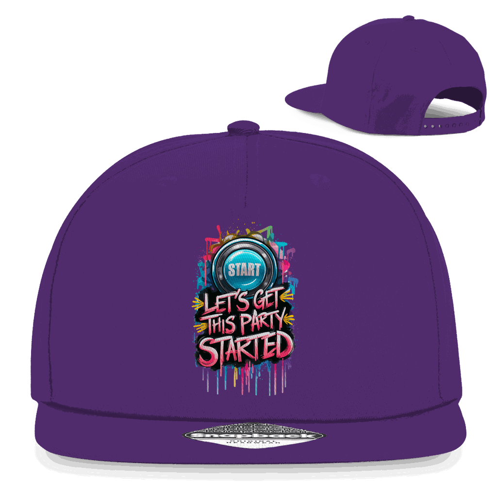 Snapback Rapper Cap - Let's get this Party started | Division420®