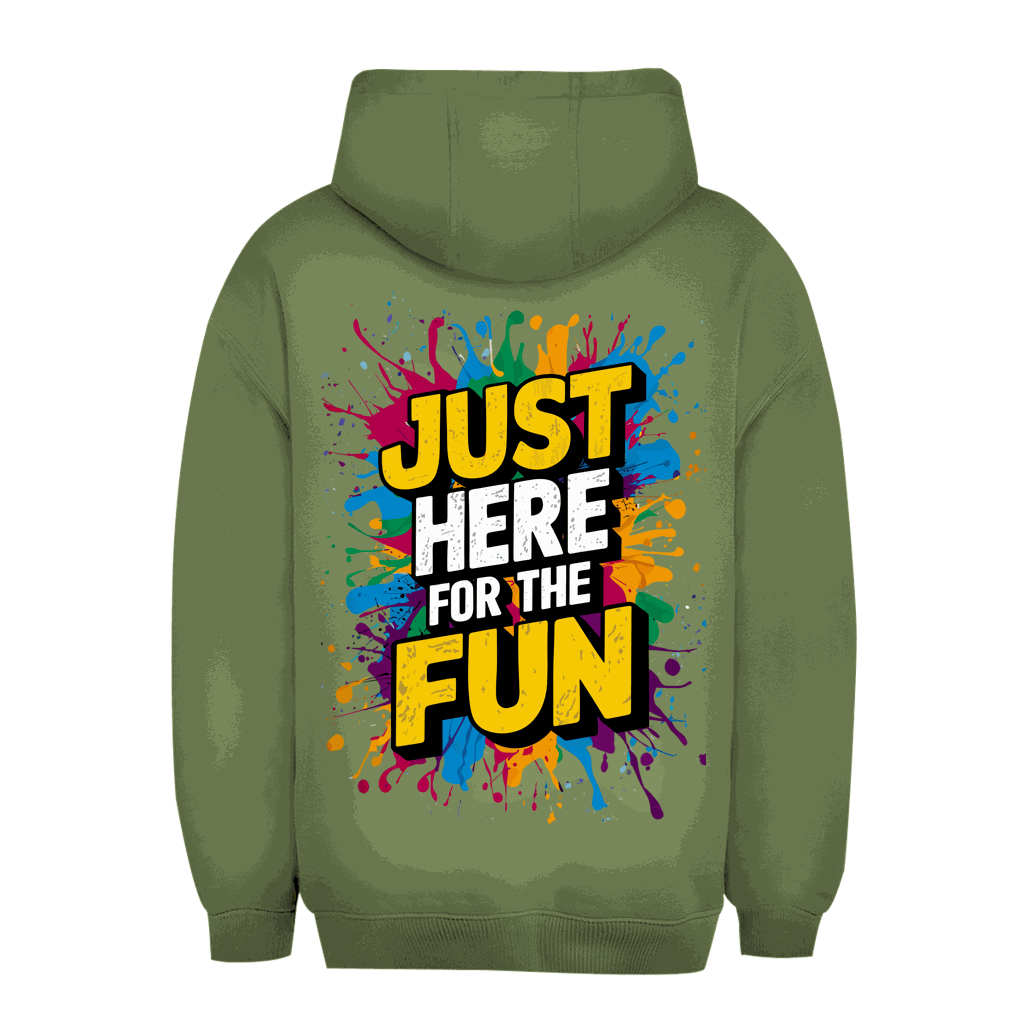 Unisex Oversize Hoodie - Just here for the fun | Division420®