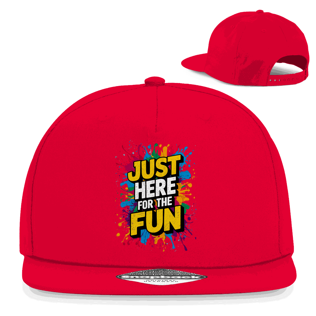 Snapback Rapper Cap - Just here for the fun | Division420®