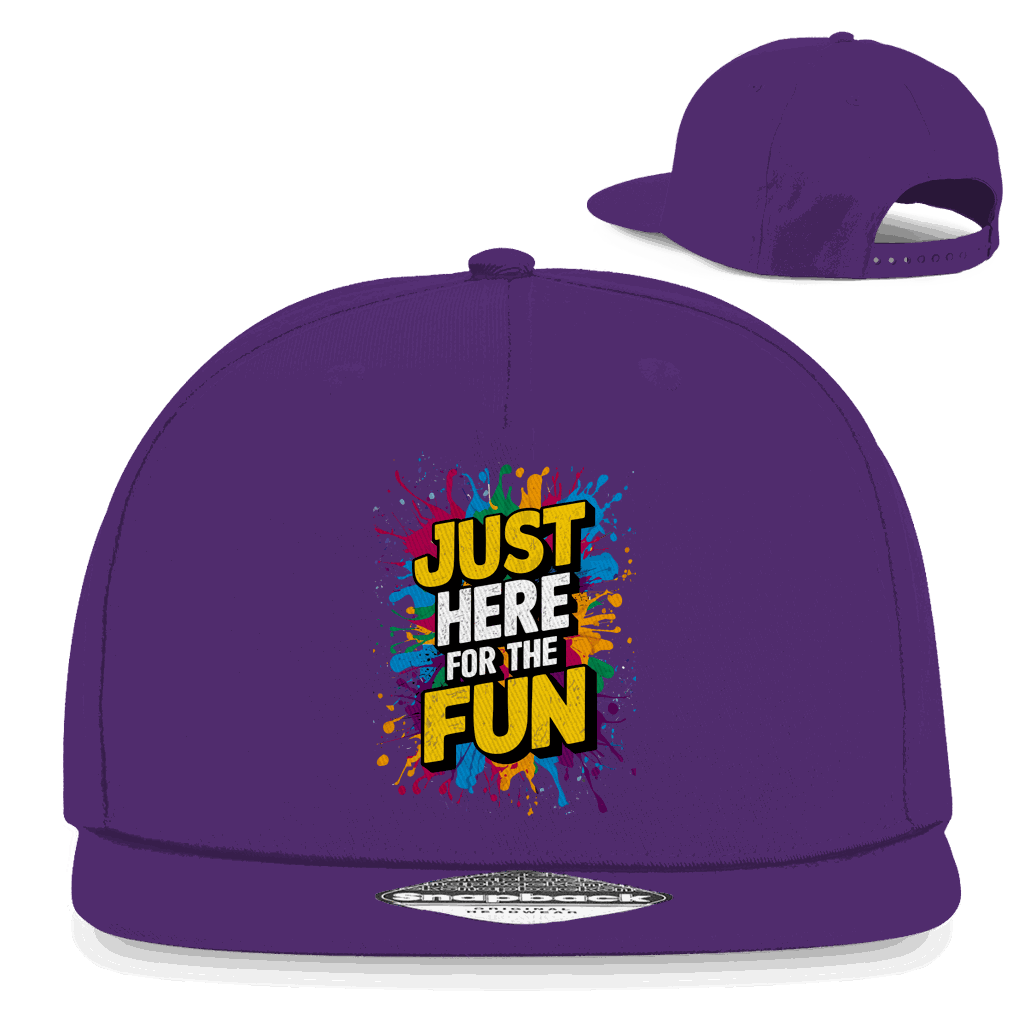 Snapback Rapper Cap - Just here for the fun | Division420®