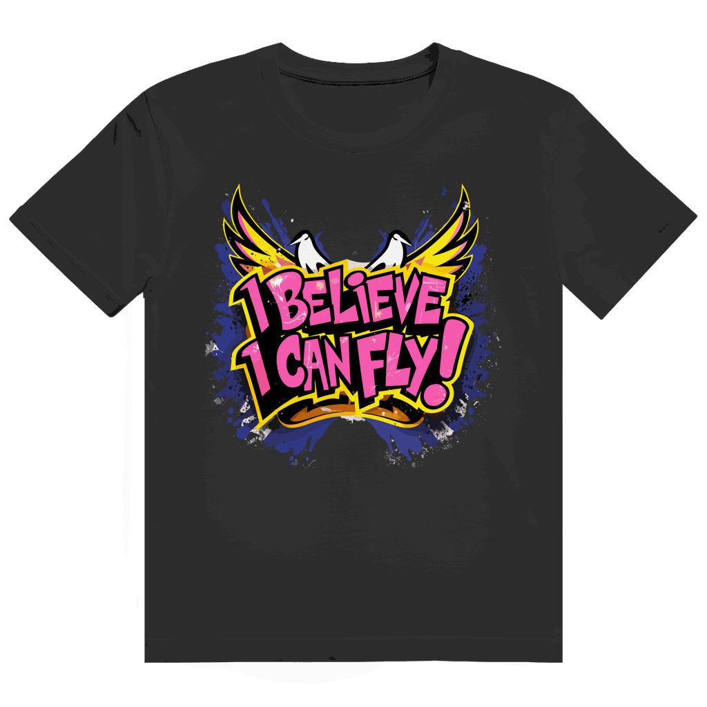 Heavy Cotton T-Shirt - I believe i can fly | Division420®