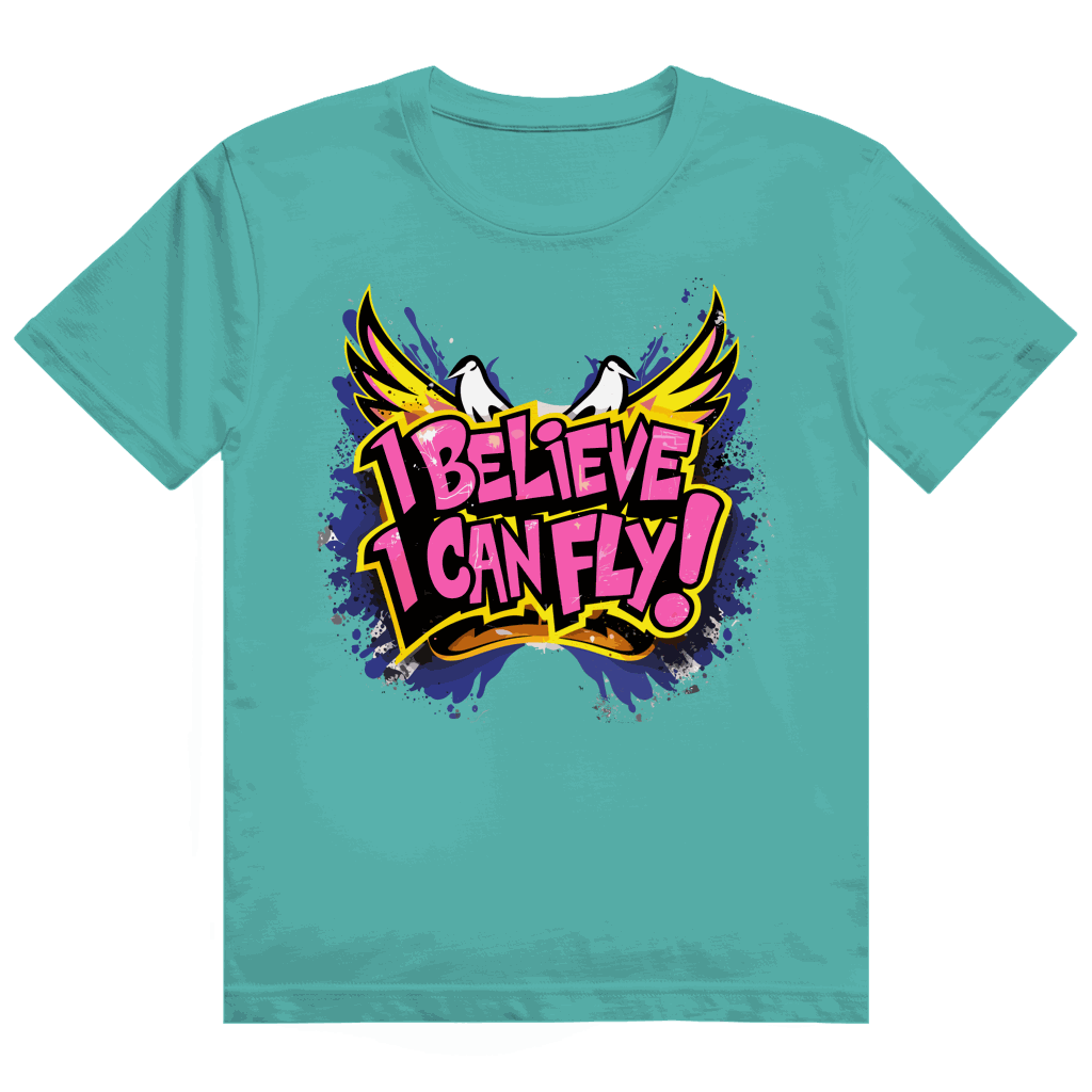 Heavy Cotton T-Shirt - I believe i can fly | Division420®