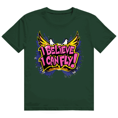Heavy Cotton T-Shirt - I believe i can fly | Division420®