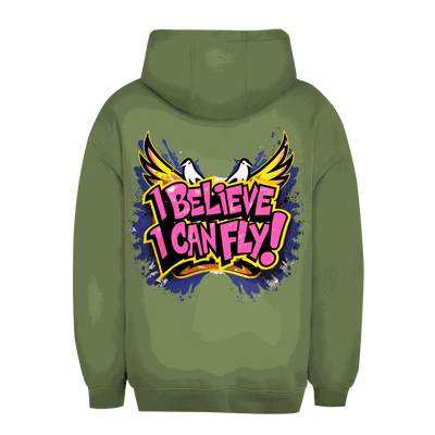 Unisex Oversize Hoodie - I believe i can fly | Division420®