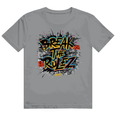 Größentabelle für Heavy Cotton T-Shirt Break the Rulez von Division420