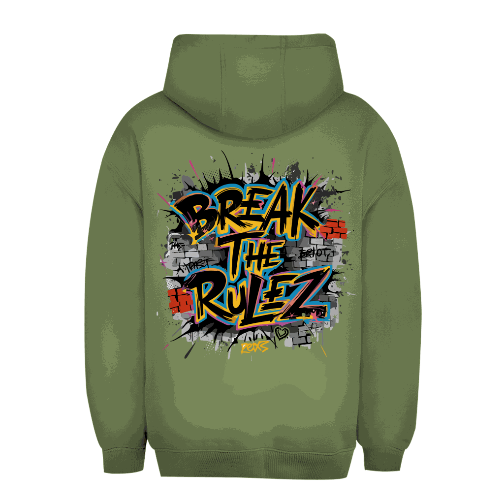 Unisex Oversize Hoodie - Break the Rulez | Division420®