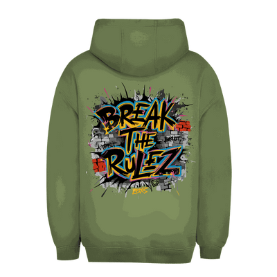 Unisex Oversize Hoodie - Break the Rulez | Division420®
