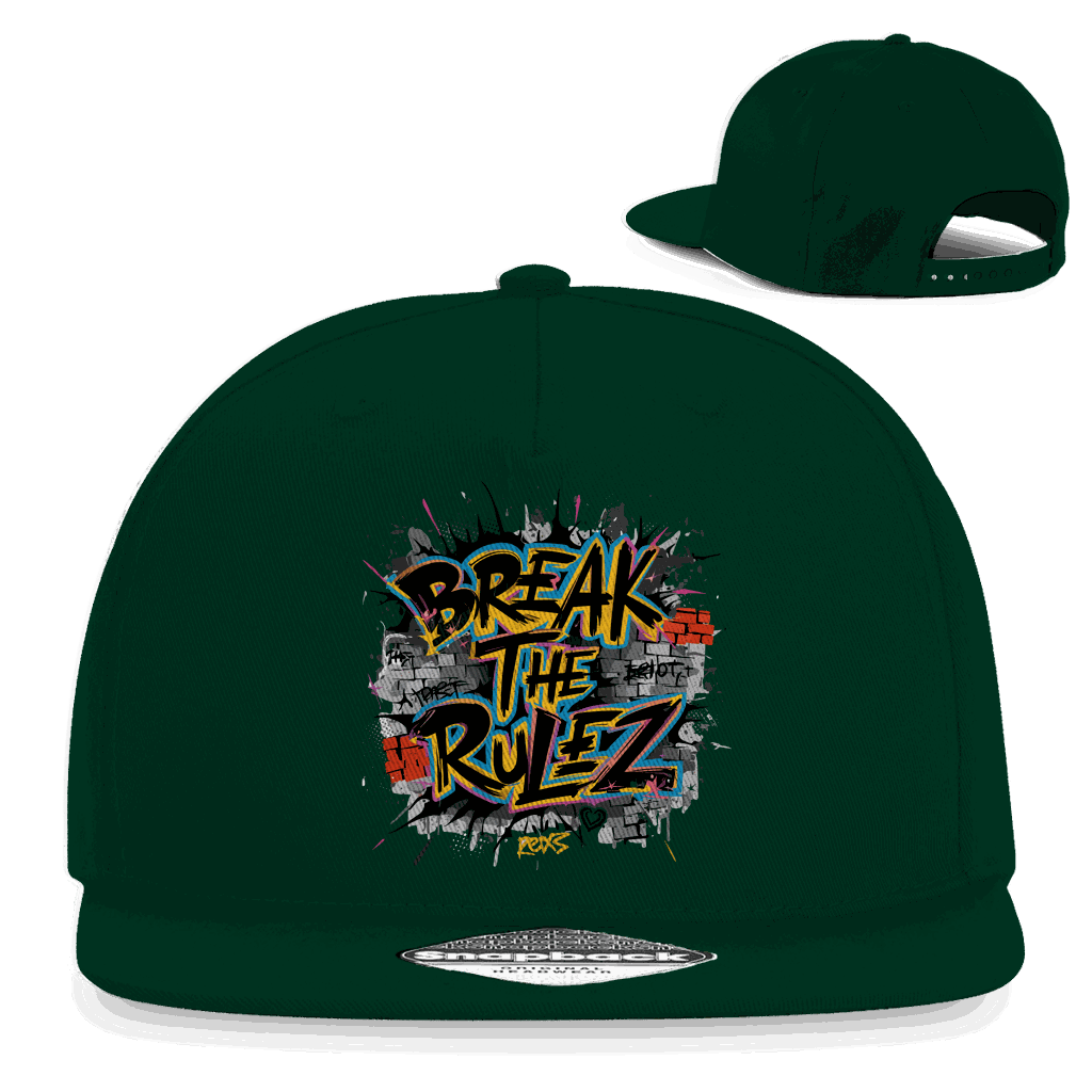 Snapback Rapper Cap - Break the Rulez | Division420®