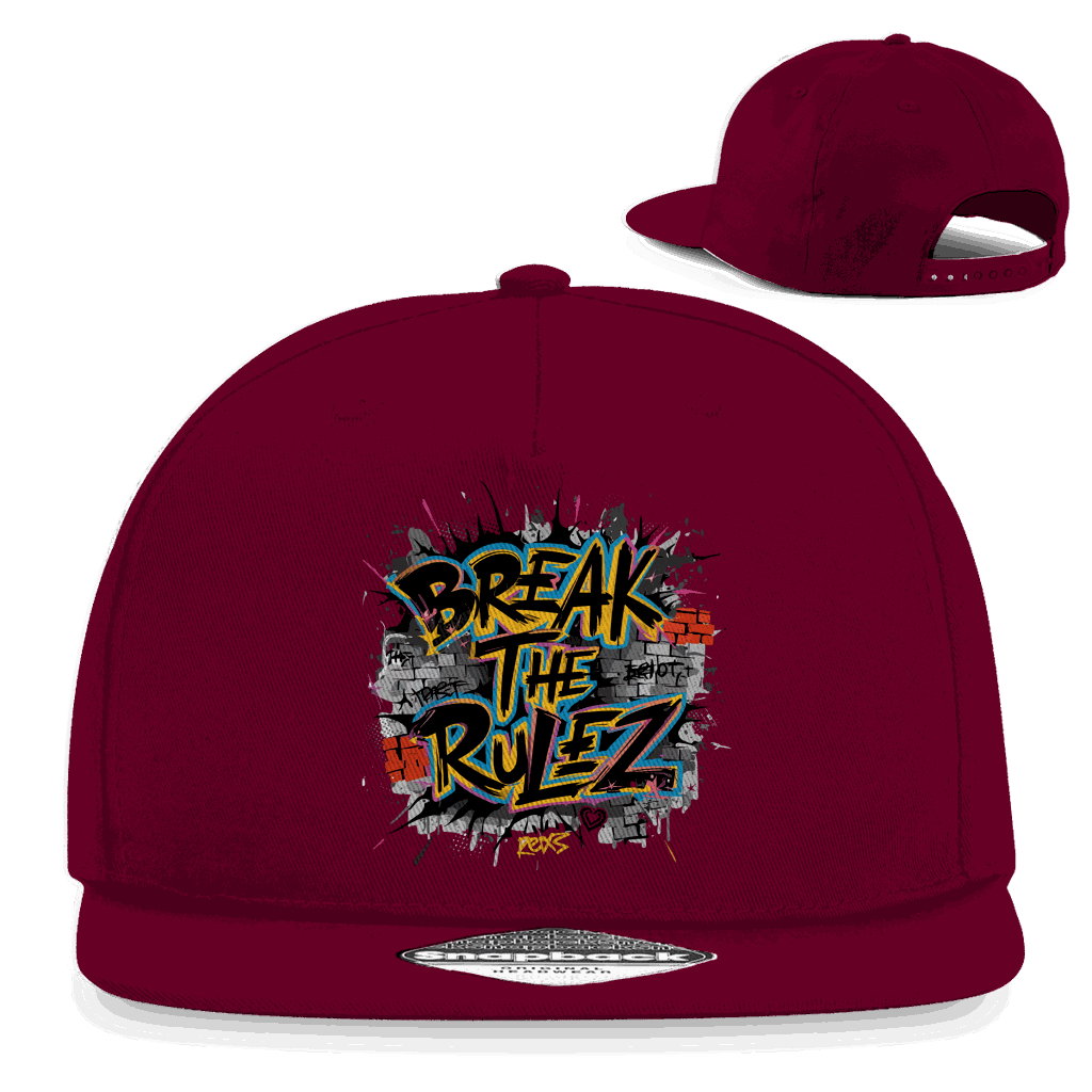 Snapback Rapper Cap - Break the Rulez | Division420®