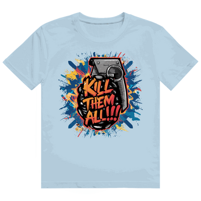 Herren Heavy Cotton T-Shirt - Kill them all | Division420®
