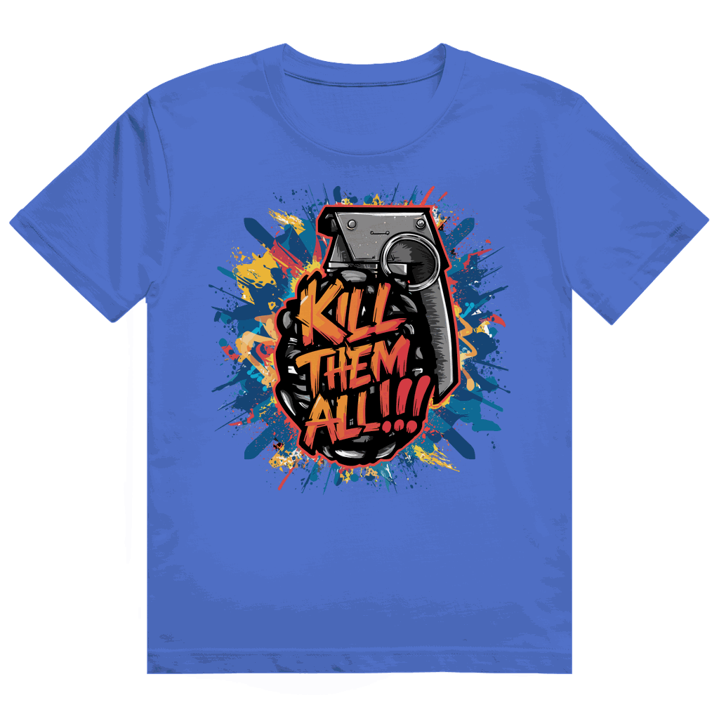 Herren Heavy Cotton T-Shirt - Kill them all | Division420®