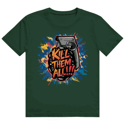 Herren Heavy Cotton T-Shirt - Kill them all | Division420®