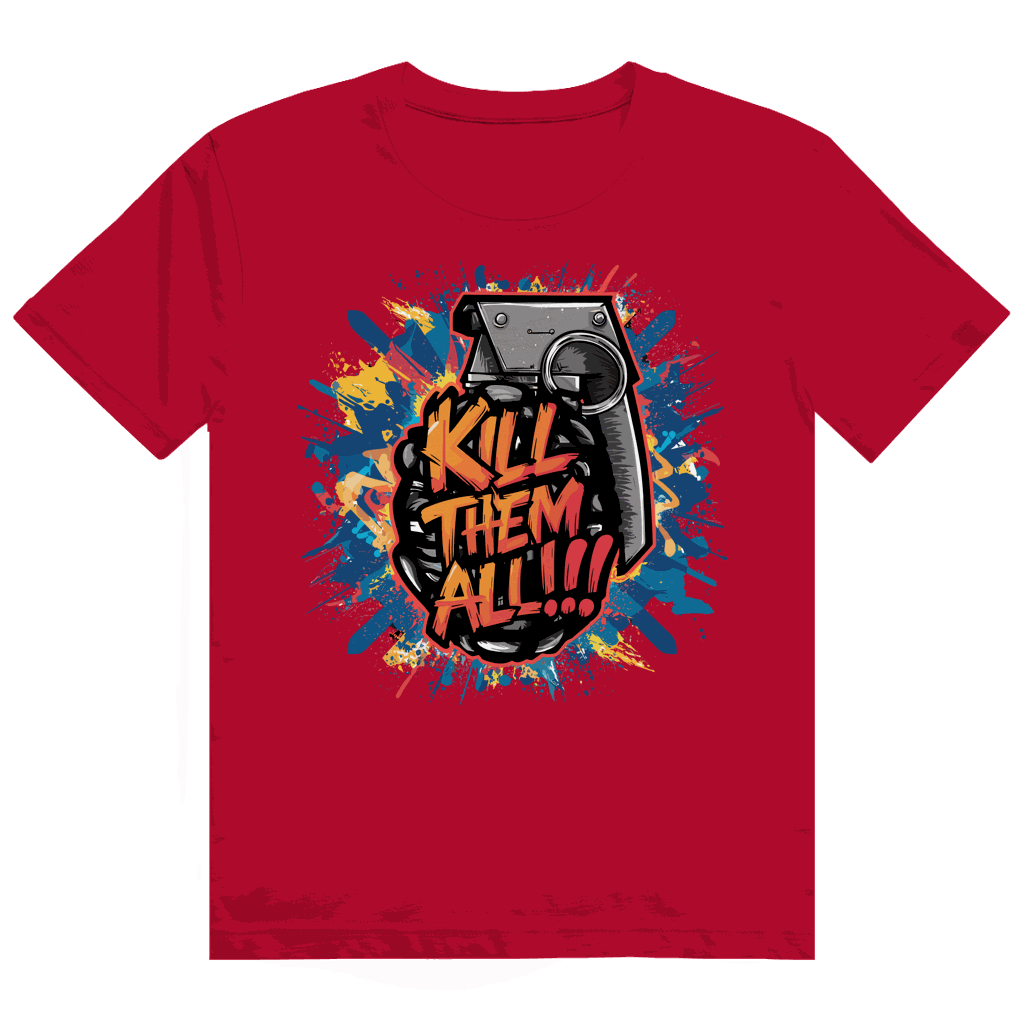 Herren Heavy Cotton T-Shirt - Kill them all | Division420®