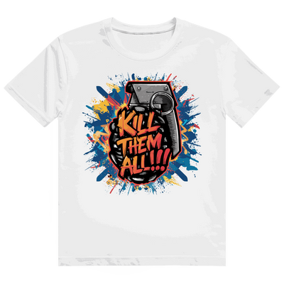 Herren Heavy Cotton T-Shirt - Kill them all | Division420®