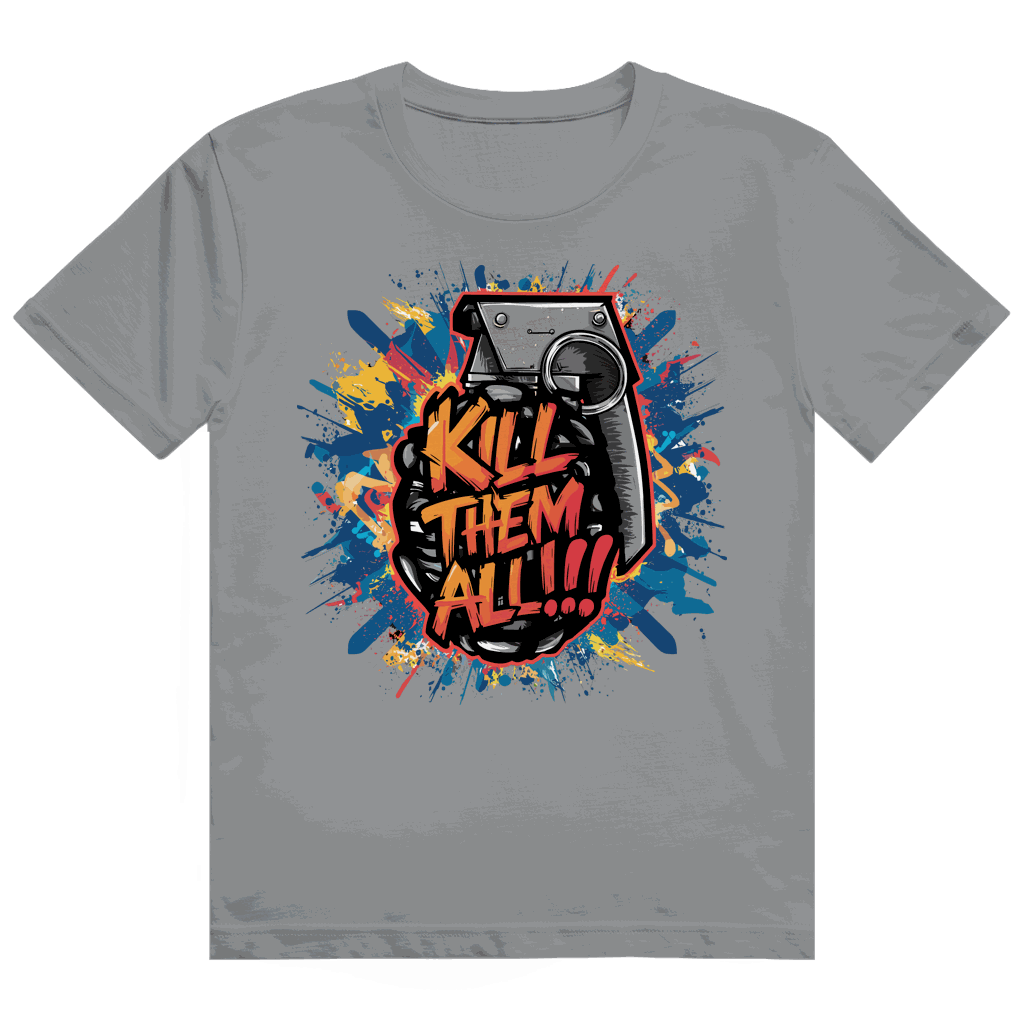 Herren Heavy Cotton T-Shirt - Kill them all | Division420®